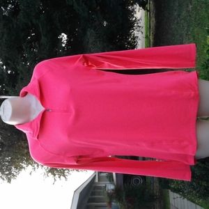 Women's Champion hot pink exercise blouse long sleeves good condition size small